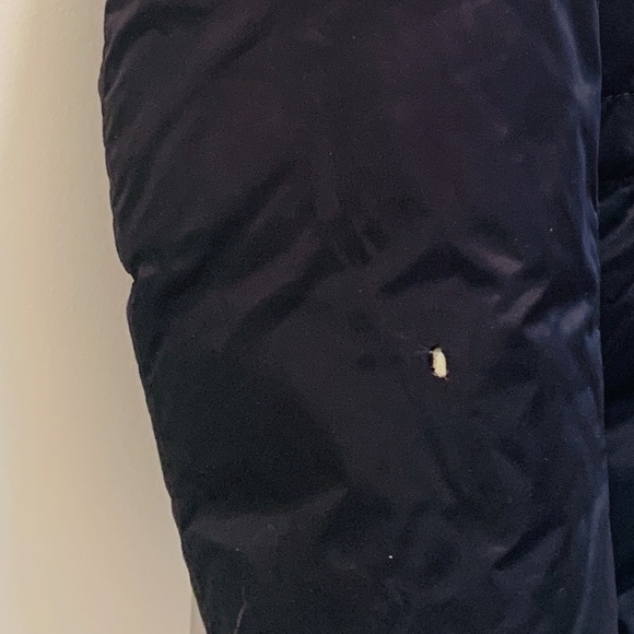 Moncler men’s navy puff shearling jacket - Picture 9 of 9